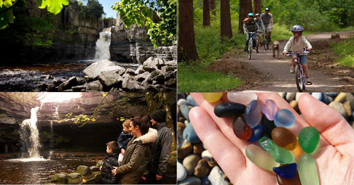 outdoor activities in county Durham including High Force Waterfall